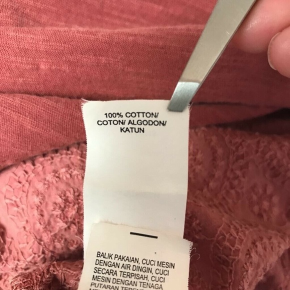 Lucky Brand Blouse Floral Scoop Embroidered Sz XS - Picture 7 of 8